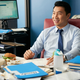Simu Liu in Kim’s Convenience.